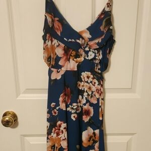 Floral Blue Dress